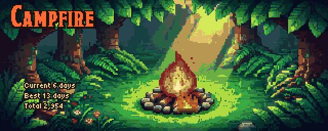 Campfire with title_color=FF6B35